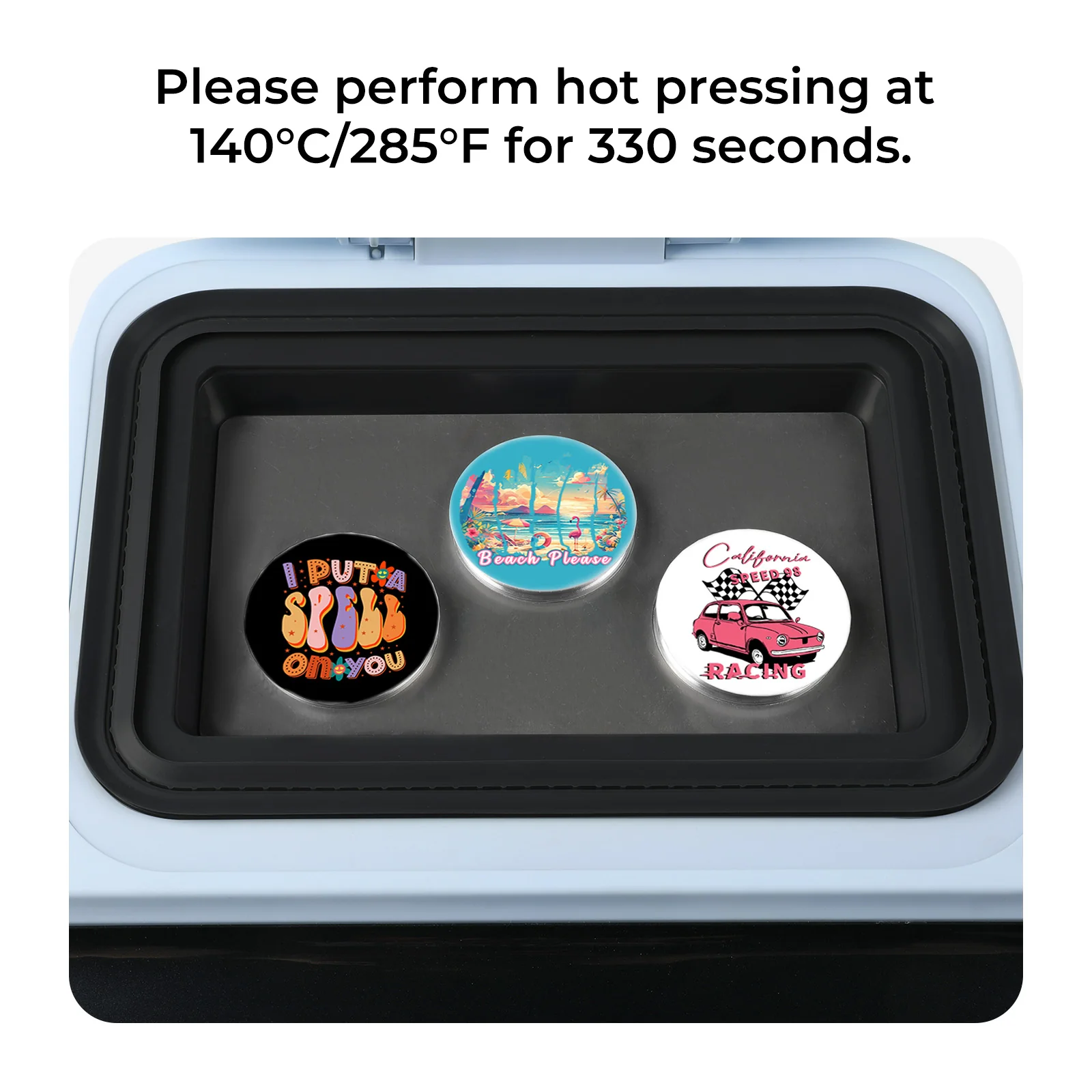 58mm Sublimation Badge - 3 Pcs/51 Pcs, For H17 - Image 4