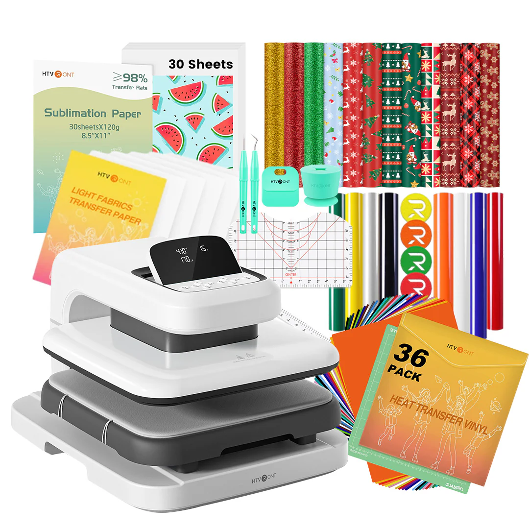 [Mid-Year Best Deal] HTVRONT Auto Heat Press 2+Great Value Bundle - Image 14