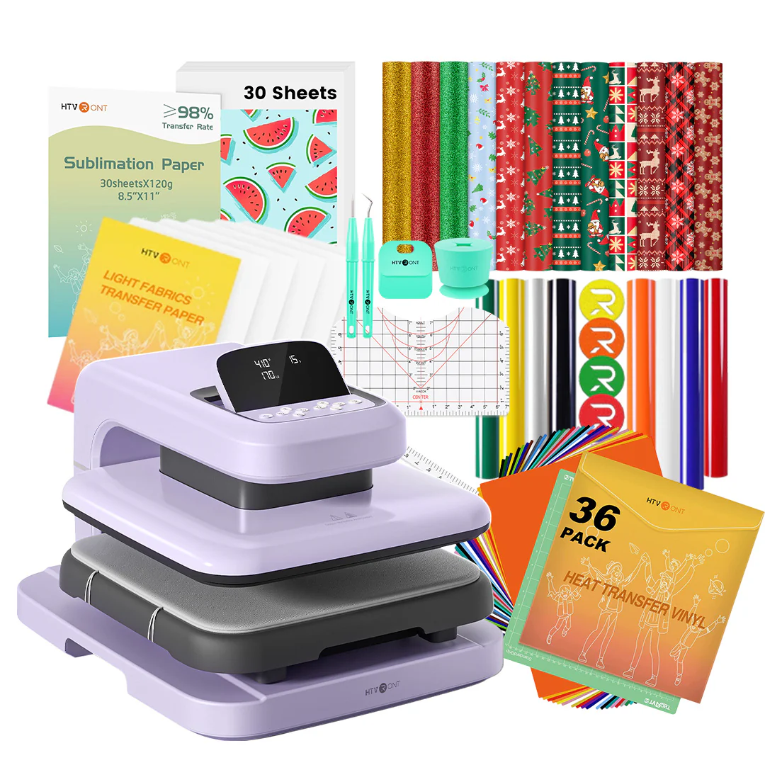 [Mid-Year Best Deal] HTVRONT Auto Heat Press 2+Great Value Bundle - Image 16