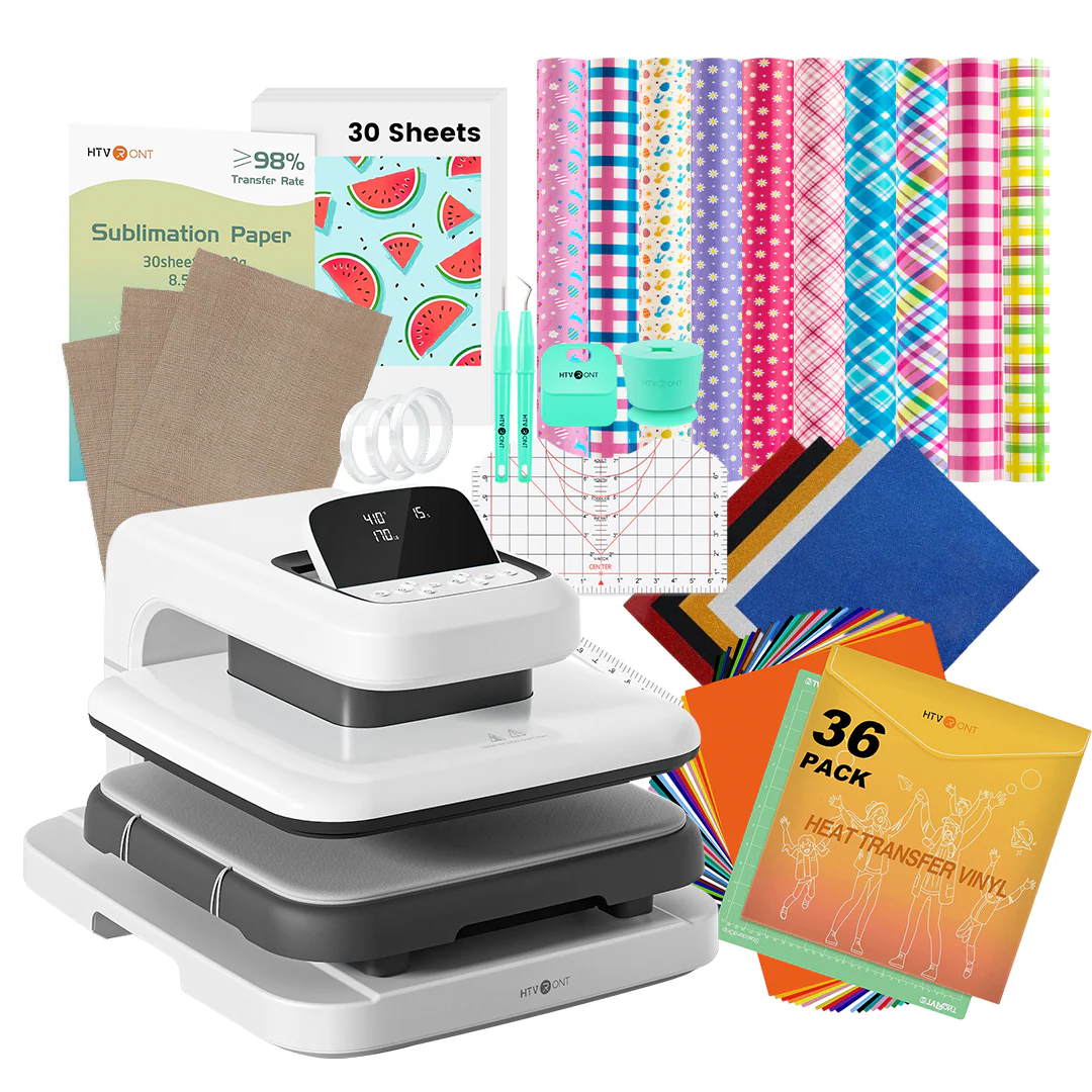 [Mid-Year Best Deal] HTVRONT Auto Heat Press 2+Great Value Bundle - Image 18