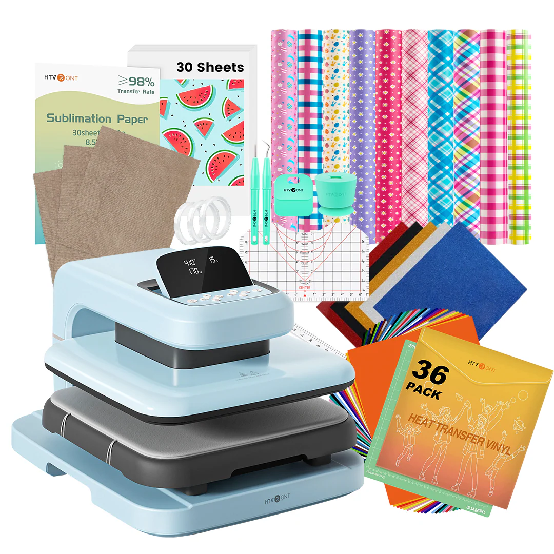 [Mid-Year Best Deal] HTVRONT Auto Heat Press 2+Great Value Bundle - Image 21