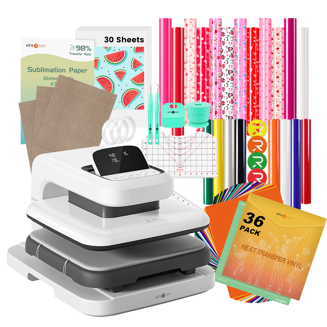 [Mid-Year Best Deal] HTVRONT Auto Heat Press 2+Great Value Bundle - Image 23