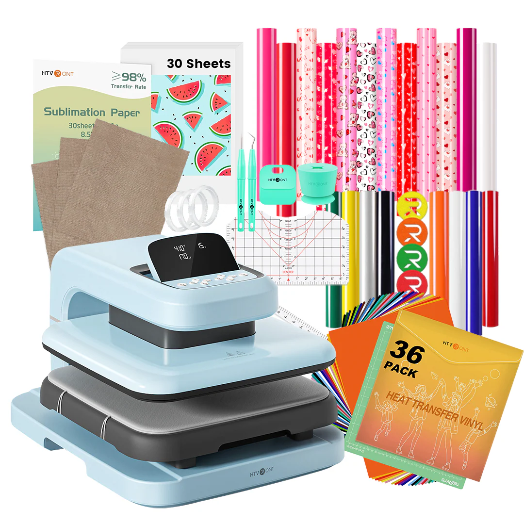 [Mid-Year Best Deal] HTVRONT Auto Heat Press 2+Great Value Bundle - Image 24