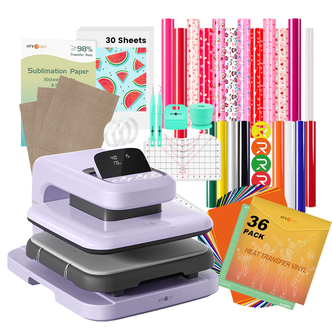 [Mid-Year Best Deal] HTVRONT Auto Heat Press 2+Great Value Bundle - Image 25