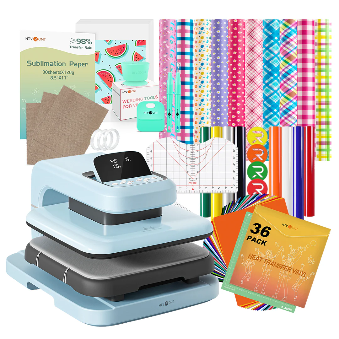 [Mid-Year Best Deal] HTVRONT Auto Heat Press 2+Great Value Bundle - Image 3