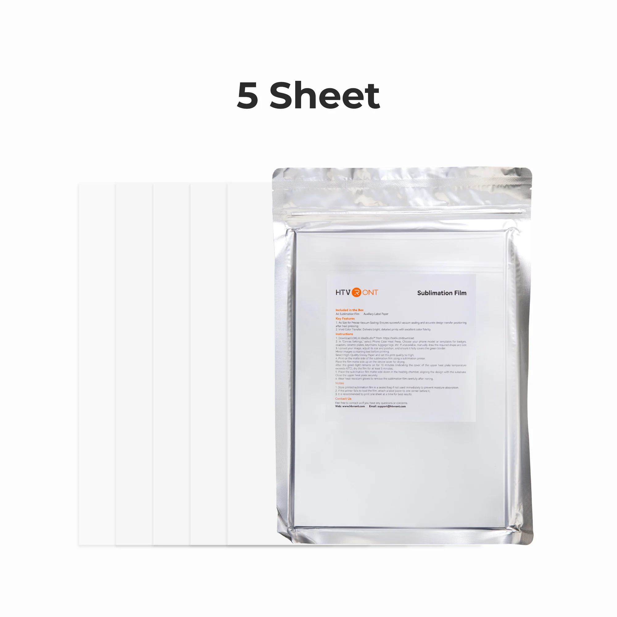 A4 Sublimation Film Bundle - 20 Pcs, For H17 Phone Case Heat Press - Image 7