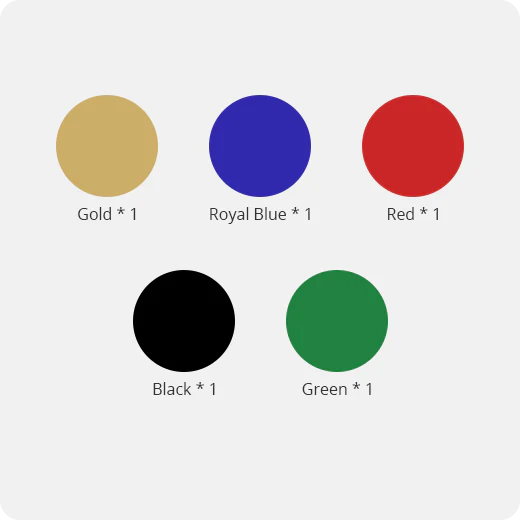 Heat Transfer Vinyl Bundle - 12"x10 Inch 5 Pack（5 Colors ） - Image 6