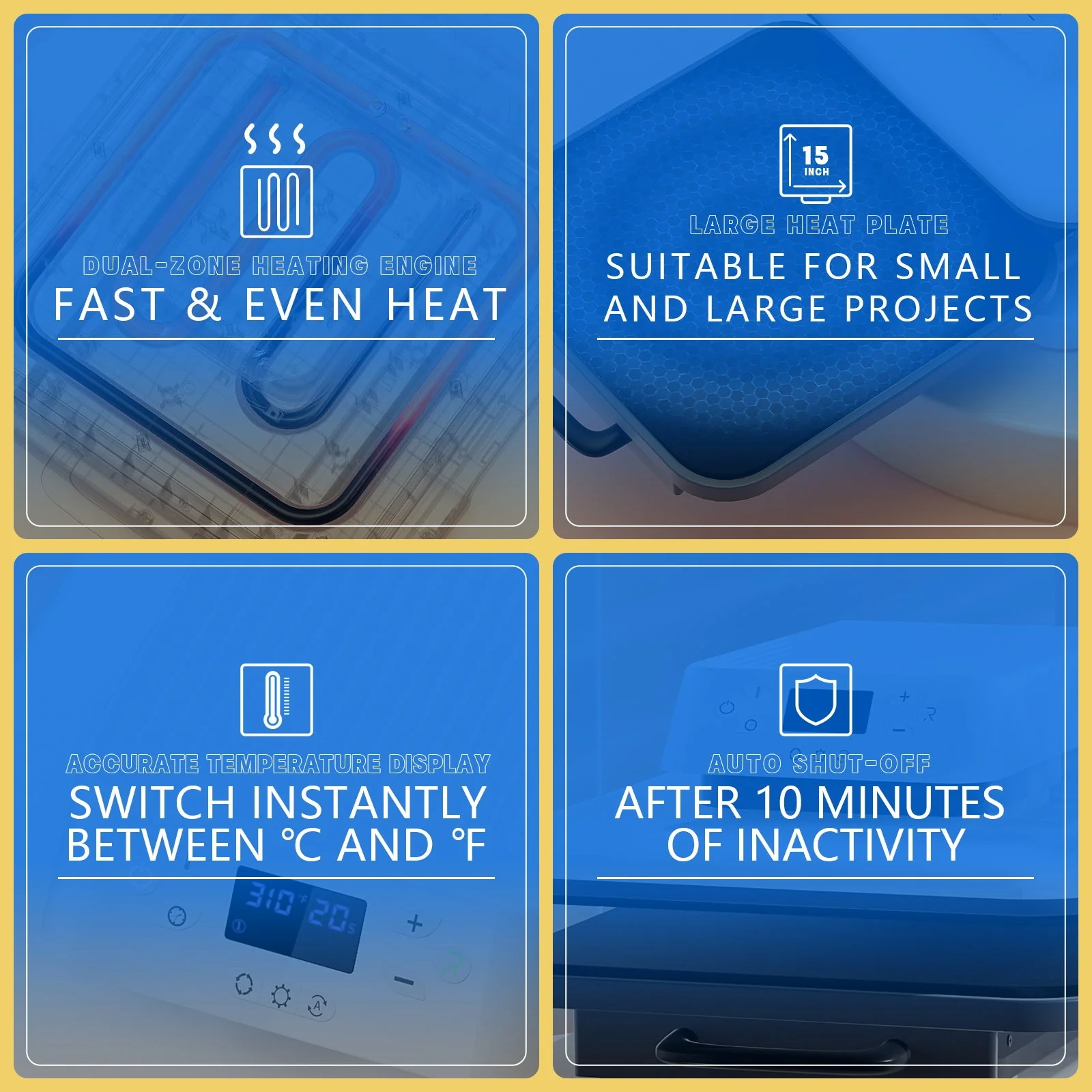 [Machine Bundle]HTVRONT Auto+Tumbler Heat Press Machine & Free Materials - Image 10