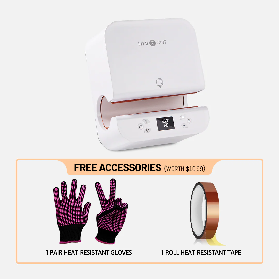 [Machine Bundle]HTVRONT Auto+Tumbler Heat Press Machine & Free Materials - Image 15
