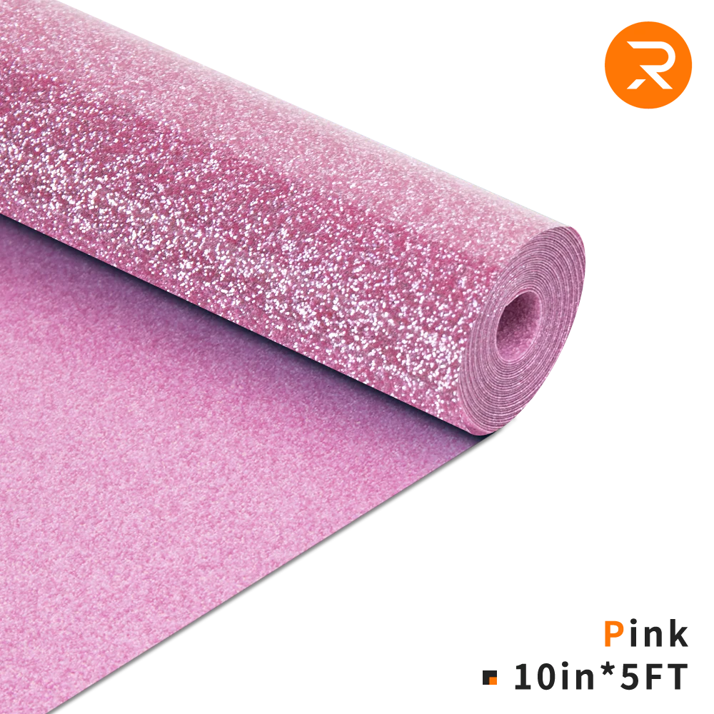 Glitter Heat Transfer Vinyl Rolls - 10" x 5FT / 15FT (11 Colors Available) - Image 15