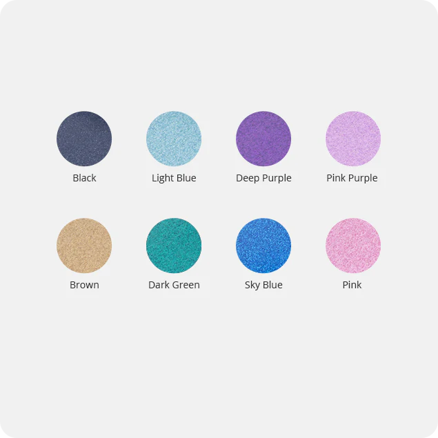 Glitter Heat Transfer Vinyl Rolls - 10" x 5FT / 15FT (11 Colors Available) - Image 3