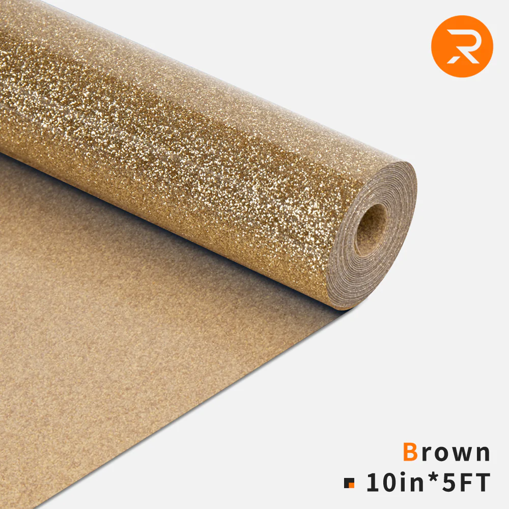 Glitter Heat Transfer Vinyl Rolls - 10" x 5FT / 15FT (11 Colors Available) - Image 6