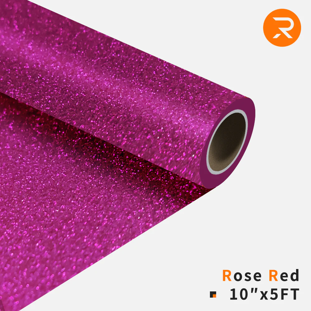 Glitter Heat Transfer Vinyl Rolls - 10" x 5FT / 15FT (11 Colors Available) - Image 9