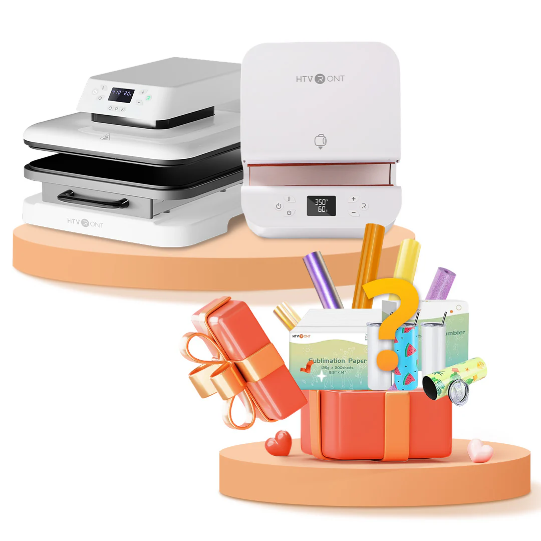 [Machine Bundle]HTVRONT Auto+Tumbler Heat Press Machine & Free Materials - Image 14