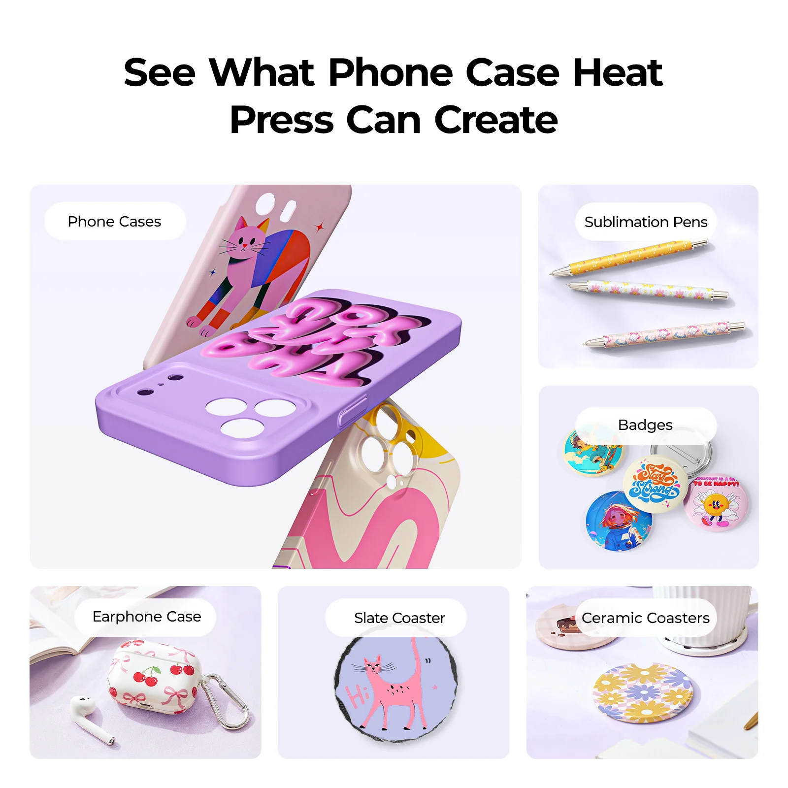 HTVRONT H17 Phone Case Heat Press - Image 3